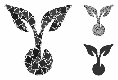 Tohum filizi bileşimi Titreşimli elementlerin simgesi