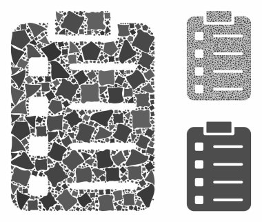 Tümsek Parçalarının Defter Bileşimi Simgesi