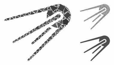 İlk Uydu Mozaik Eşitsiz Parçalar Simgesi