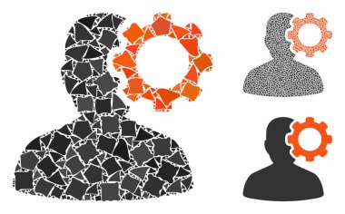 Titreyen Parçaların Migren Bileşimi Simgesi