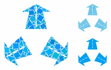 Üç Yol Yönü Kompozisyon Tremulant Parçalarının Simgesi