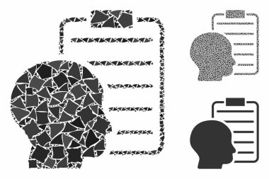 Kullanıcı raporunun Kabataslak Ögelerin Mozaik Simgesi sayfası