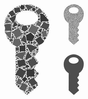 Eşitsiz Elementlerin Anahtar Bileşimi Simgesi