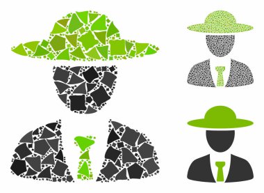 Tremulant Ögelerinin Tarım Bakanı Mozaik Simgesi