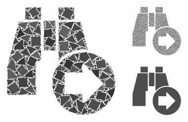 Tümsek Parçalarının Sonraki Dürbün Bileşimi Simgesini Bul