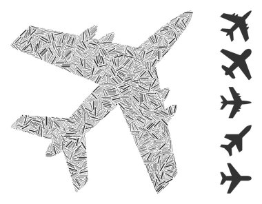 Kapak Kolajı Uçak Simgesi