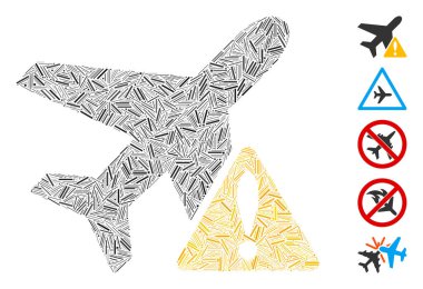 Dash Mozaik Uçak Uyarı Simgesi