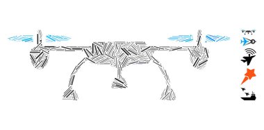 Mozaik İnsansız Hava Aracı Simgesi Kapağı