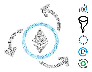 Dash Kolajı Ethereum Kaynağı Girdap Simgesi