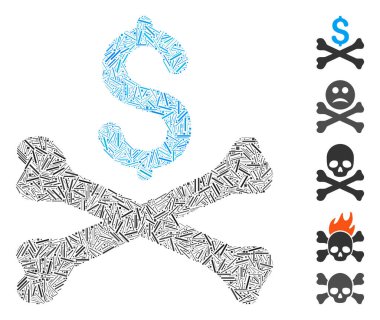 Satır Kolajı Ölümcül Borç Simgesi