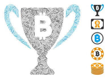 Dash Mozaik Bitcoin Ödülü Kupası Simgesi