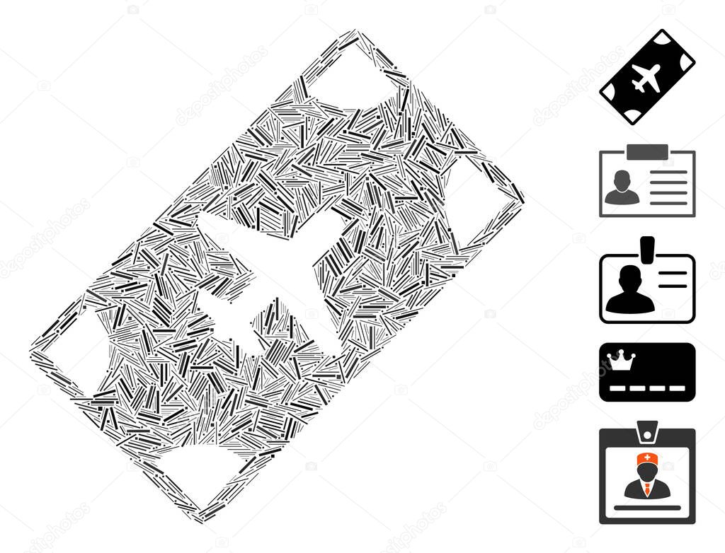 Hatch Collage Boarding Pass Icon