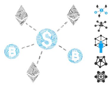 Dash Kolaj Kripto Para Birimi Ağ Simgesi