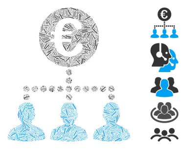 Dash Mozaik Euro Ödeme Müşterileri Simgesi