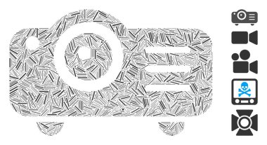 Kapak Kolajı Projektörü Simgesi