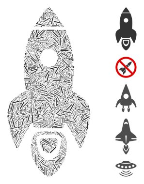 Kapak Kolajı Roket Simgesi