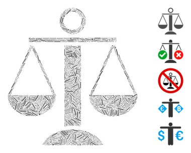 Dash Mozaik Ölçeklendirmesi Denge Simgesi