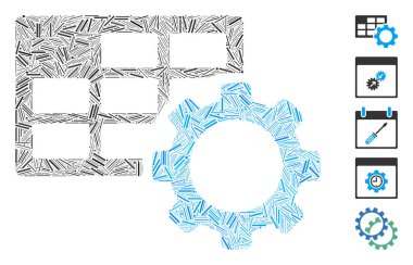 Dash Mozaik Zamanlama Ayarları Simgesi