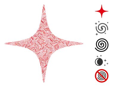 Satır Mozaik Uzay Yıldızı Simgesi