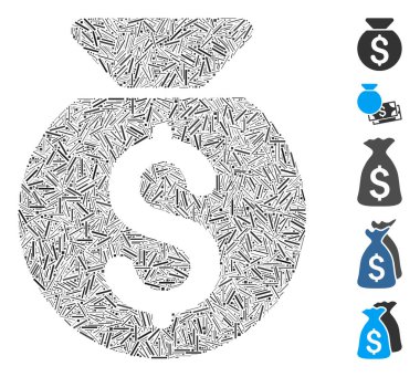 Satır Kolajı Finansal Sermaye Simgesi