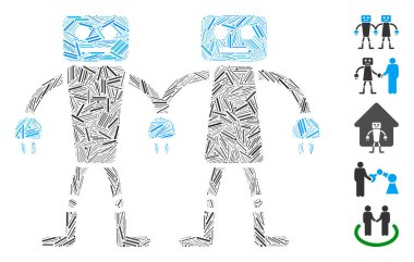 Satır Mozaik Robot Dostları Simgesi