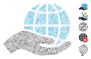 Satır Mozaik Dünya Sınıfı Teklif Eli Simgesi