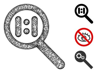 Asıl çokgen ağ ikonu çizimi boyutunu yakınlaştır. Carcass modeli zoom gerçek ölçekli düz simgeye dayanır. Üçgen ağı soyut yakınlaştırma gerçek ölçekli düz model oluşturur.