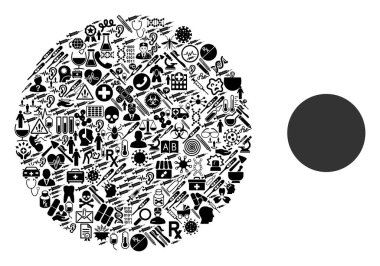 Sağlık Simgelerinden Mozaik Çemberi