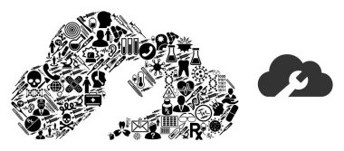 Mozaik Bulut Anahtarı Sağlık Malzemeleri Araçları