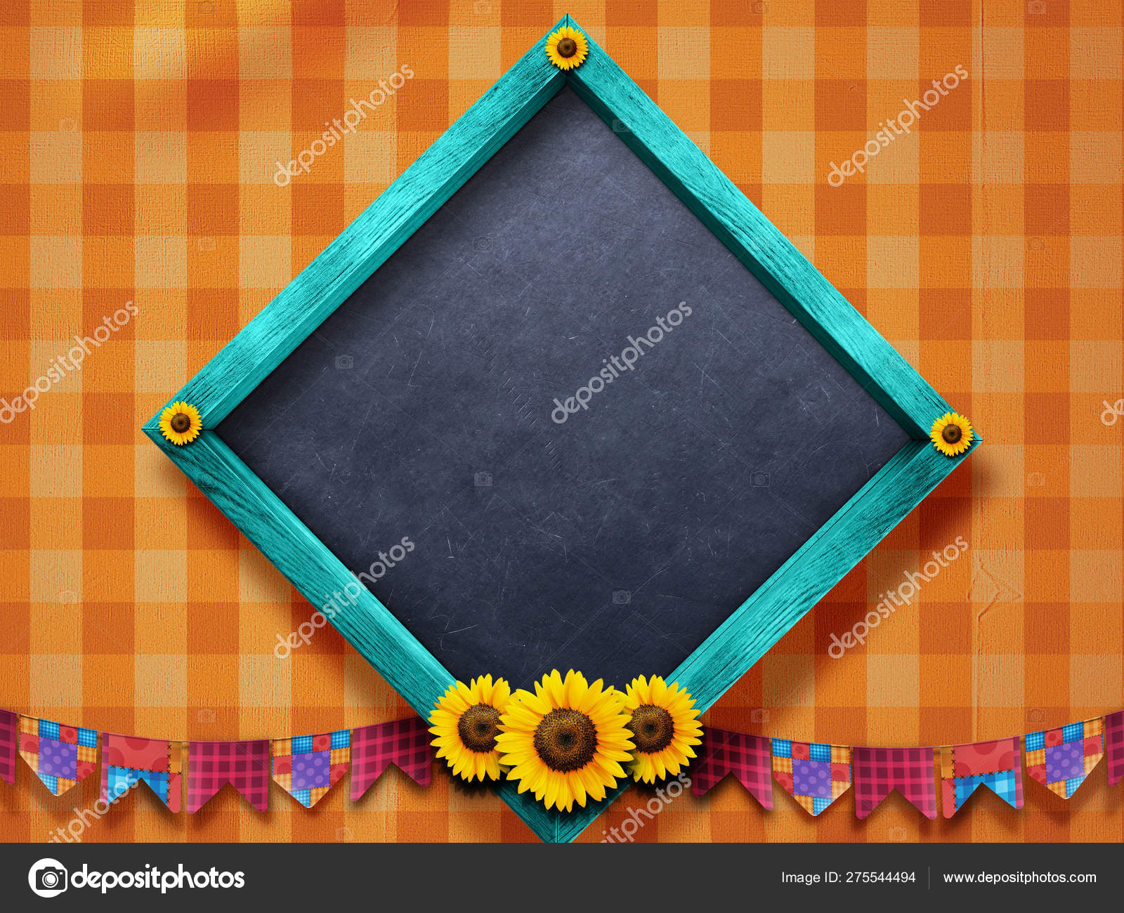 Festa Junina Fundo pronto xadrez Stock Illustration