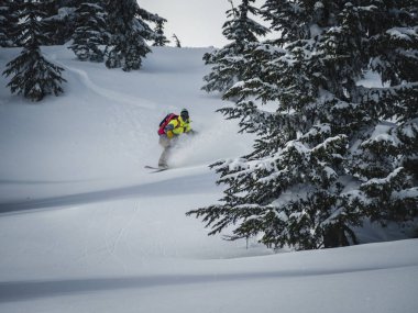 Moody snowboard arka plan taze güç