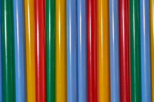 Fundo Abstrato Tubos Plásticos Multicoloridos Das Bebidas Close Foto Alta — Fotografia de Stock