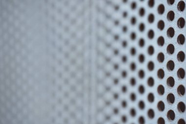 Yuvarlak çelik şebeke yakın çekim. Geçmişi. Makro etkisi. Yüksek kalite fotoğraf