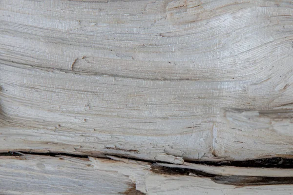 Дерев'яна вирізана текстура крупним планом з тріщинами. Природний фон — стокове фото