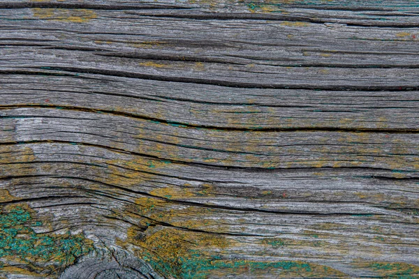 Grote textuur en de achtergrond van houten planken, met resten van oude verf — Stockfoto