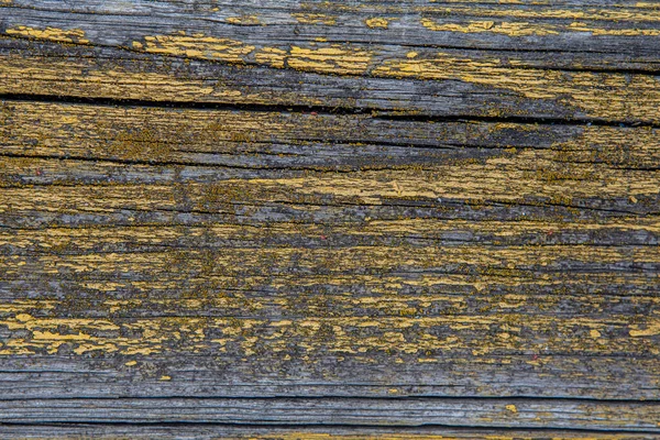 Grote textuur en de achtergrond van houten planken, met resten van oude verf — Stockfoto