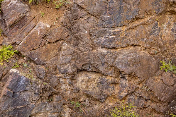 Fondo y textura de la cantera de roca. Minería de piedra — Foto de Stock