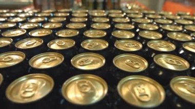 Bira süpermarkette. Depodaki sayaçta bira birçok kutular vardır.