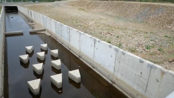 Estructura Para Limpieza Desagües Conjunto Medidas Para Eliminar Los Contaminantes — Vídeos de Stock