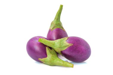Patlıcan. Taze ışık mor patlıcan izole