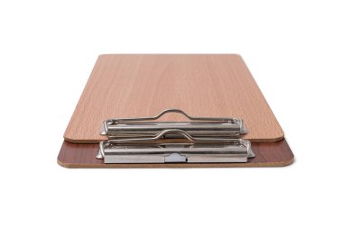 Ahşap boş pano izole