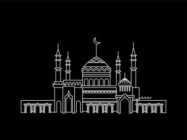 Cami lineart ramazan