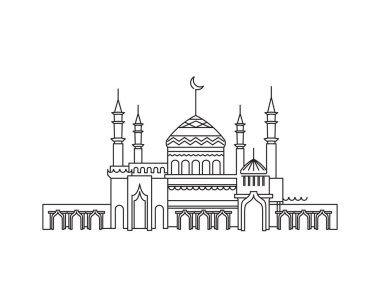 Cami lineart ramazan