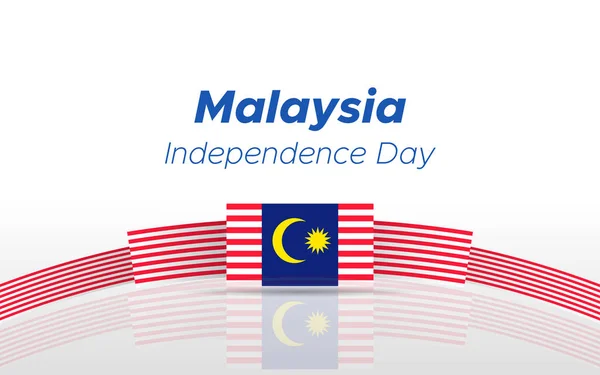 Malaysia hari kemerdekaan - Stok Vektor