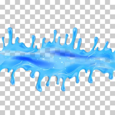 Splash sıvı su damla