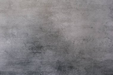 Arka plan gri bir sıva ile kaplı ve boyalı dış, kaba dökme çimento ve beton duvar doku, dekoratif rustik kaplama
