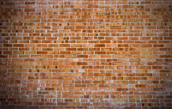 Texture Della Vecchia Superficie Del Muro Mattoni Rossi Con Cemento — Foto Stock