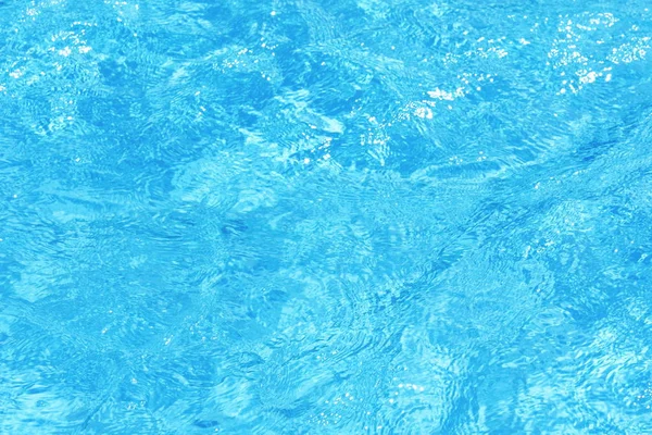 Contexte Eau Bleu Propre Ondulée Dans Une Piscine Hôtel — Photo