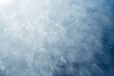 Parlak arka plan ışıltılı mavi bokeh arka plan