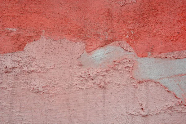 Fundo Estuque Rosa Revestido Pintado Exterior Elenco Áspero Textura Cimento — Fotografia de Stock